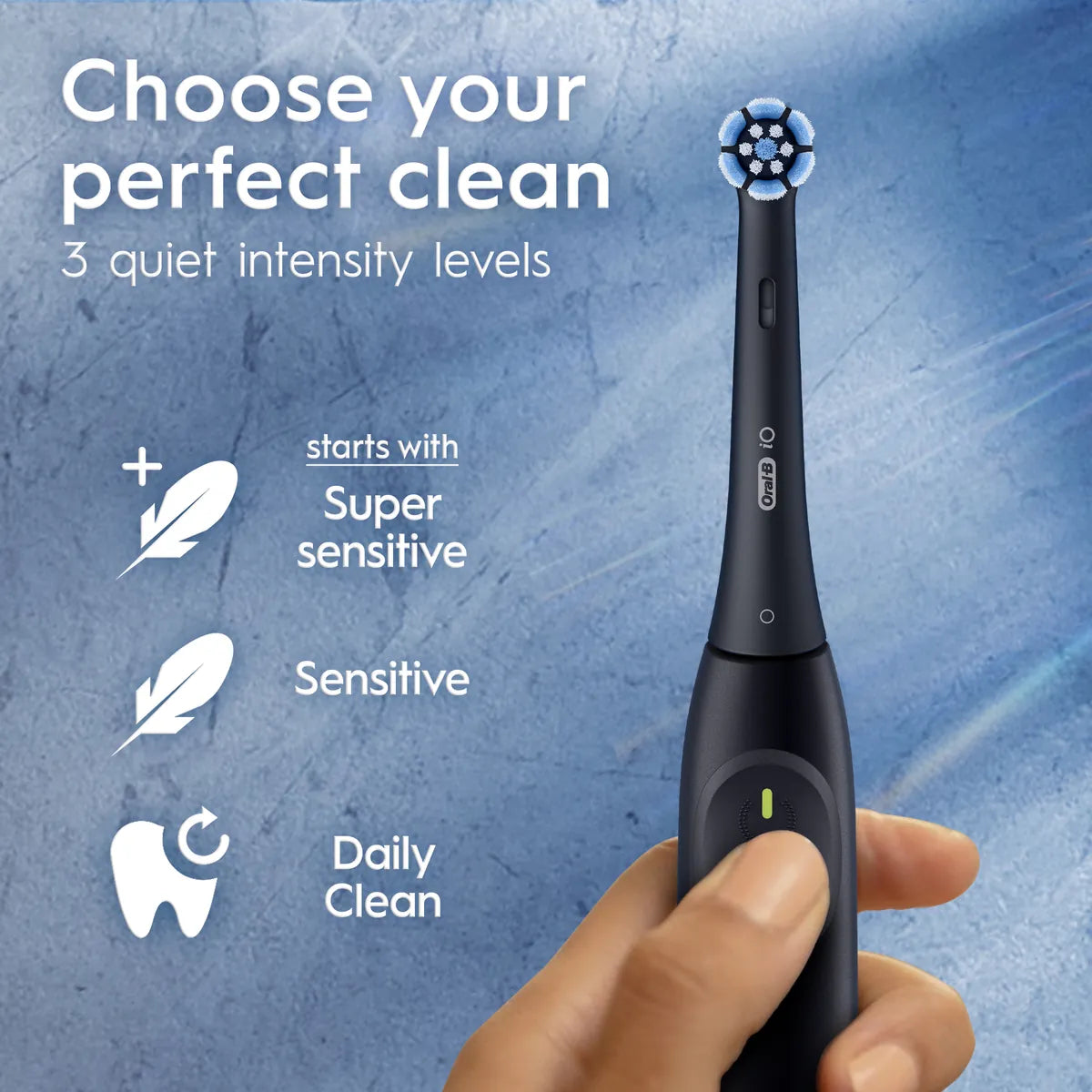 Oral-B iO Series 2 Rechargeable Electric Toothbrush, Matte Black