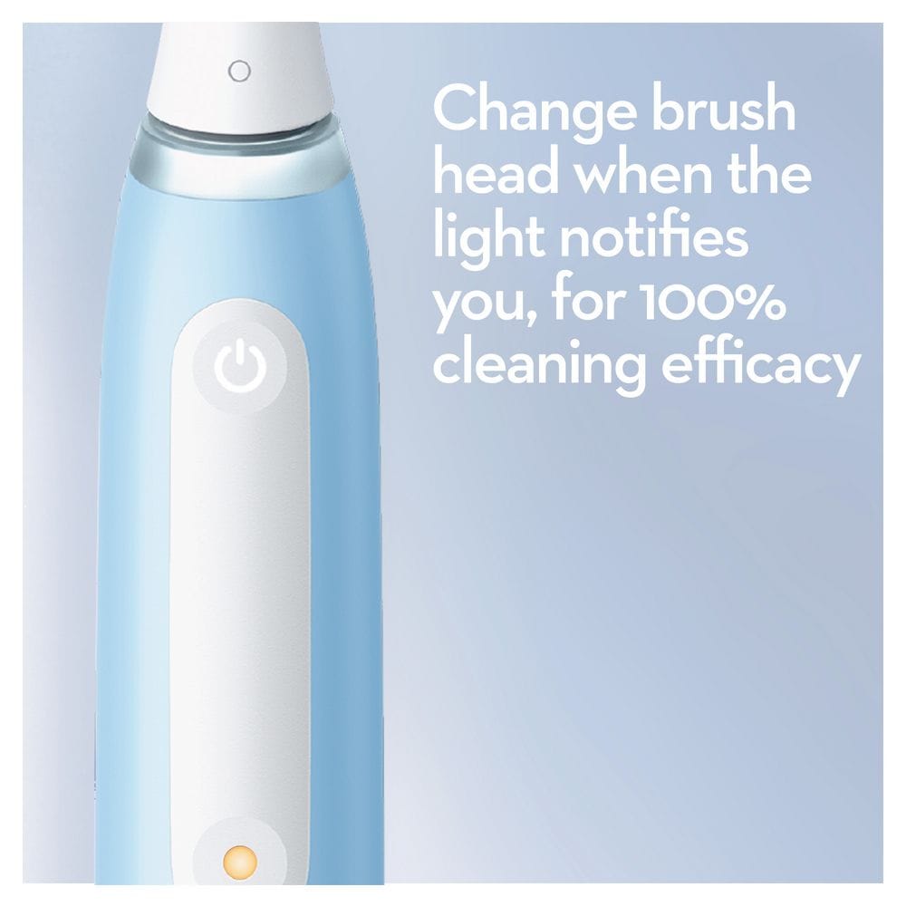 Oral-B iO Series 3 Rechargeable Electric Toothbrush, 3 Smart Modes Blue