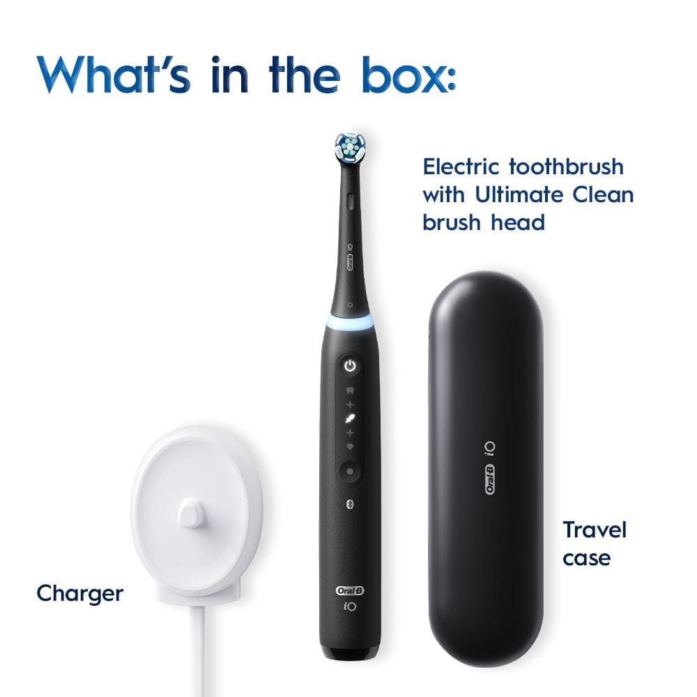 Oral-B iO series 5, Rechargeable Electric Toothbrush, Matte Black