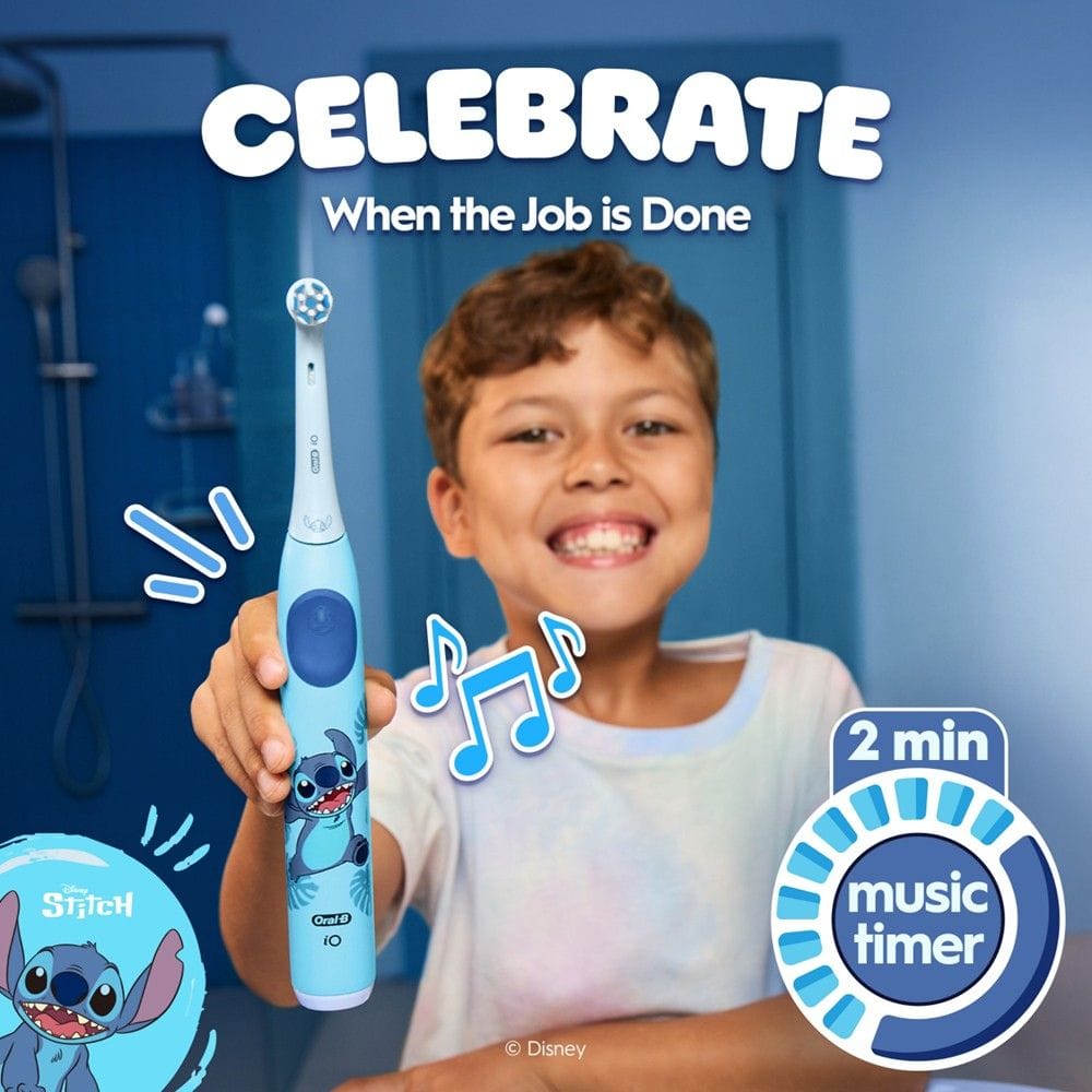 Oral-B Toothbrush Oral-B iO2 Kids Electric Toothbrush Disney Stitch Blue