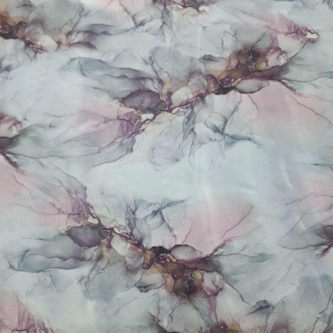 ORGANDY Dress Fabrics Printed Organdy Fabric Floral Blush 150cm (7423045107801)