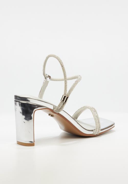 Butterfly Feet Charla 1 block heel - Silver (7987861815385)