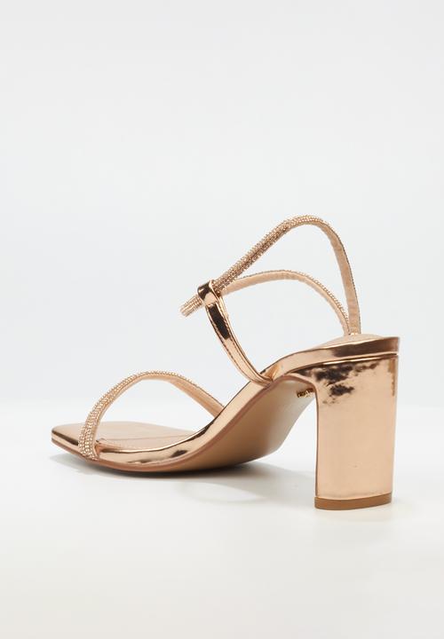 Butterfly Feet Charla 1 Block Heel - Rose Gold (7987865649241)