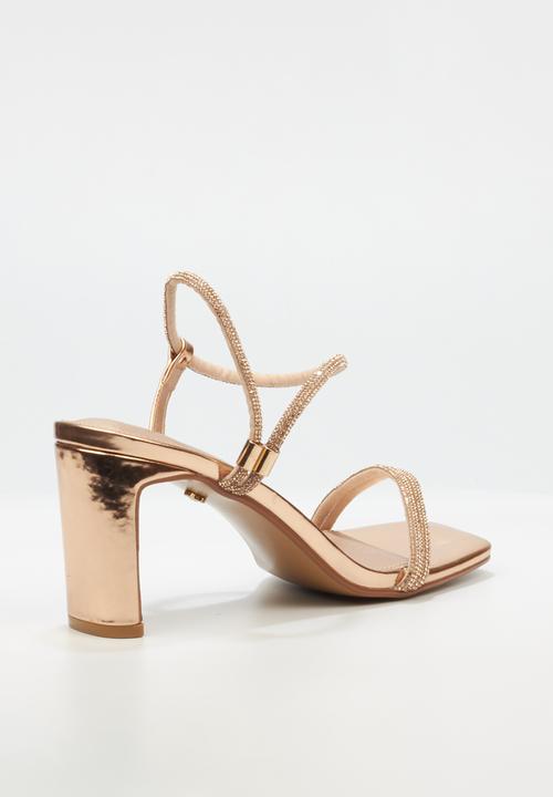 Butterfly Feet Charla 1 Block Heel - Rose Gold (7987865649241)