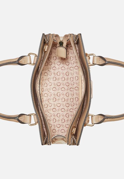 Guess Bandera Satchel-Beige (7991169351769)