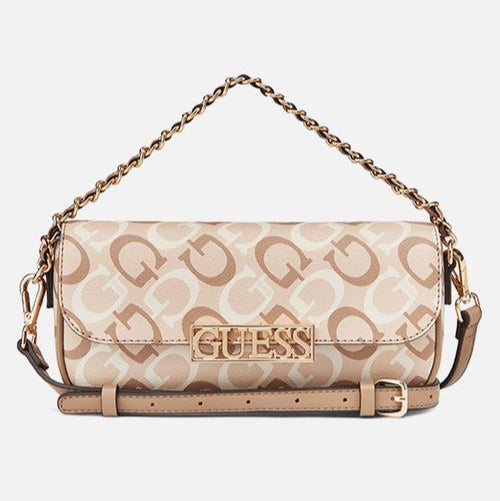Guess Daisee Crossbody Flap - Caramel (7991173677145)