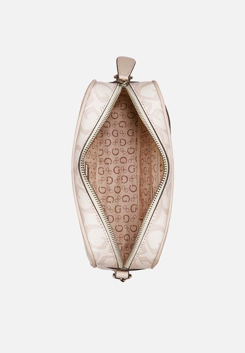 Guess Kerry Mini Crossbody Top Zip-Caramel (7991182131289)