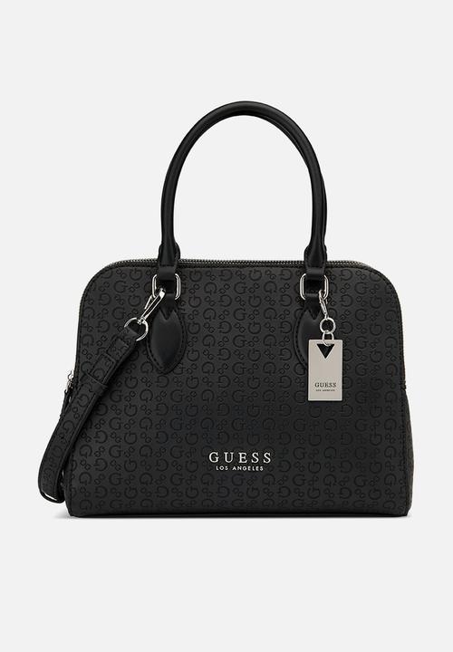 Guess Cordyn Satchel - Black (7991223189593)