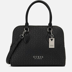 Guess Cordyn Satchel - Black (7991223189593)