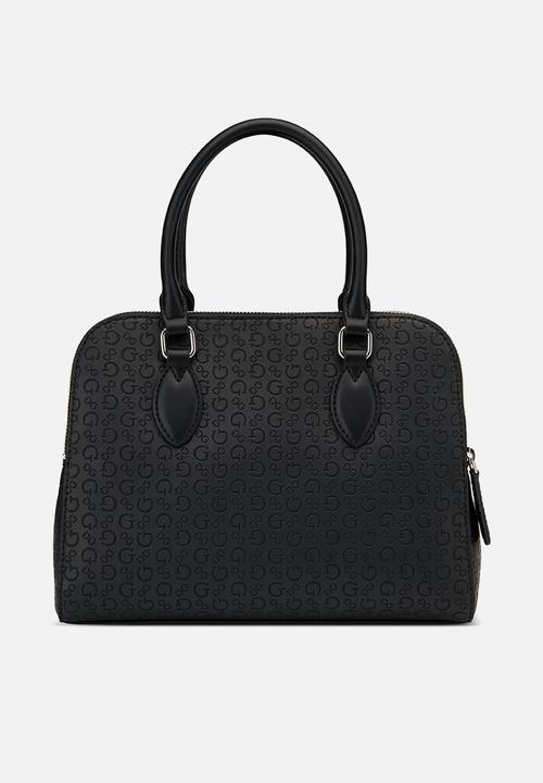 Guess Cordyn Satchel - Black (7991223189593)
