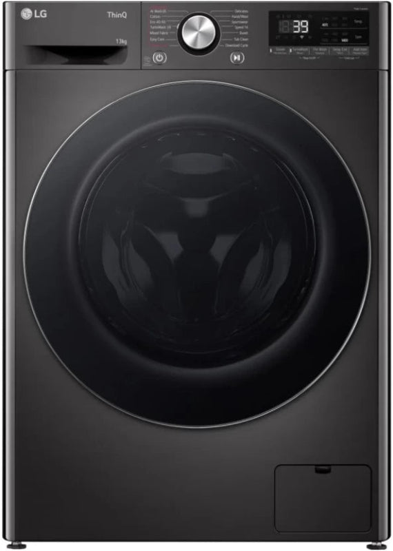 LG 13kg  Black Front Loader Washing Machine  with AI DD™ & Steam+™ F4Y9LWP2ZB