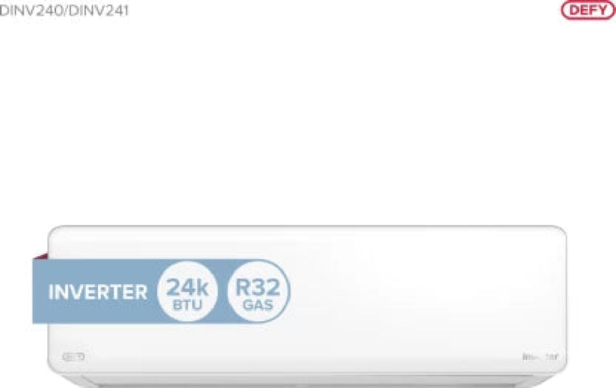 Defy 24000 BTU (DINV240/241) Inverter Air Conditioner - White