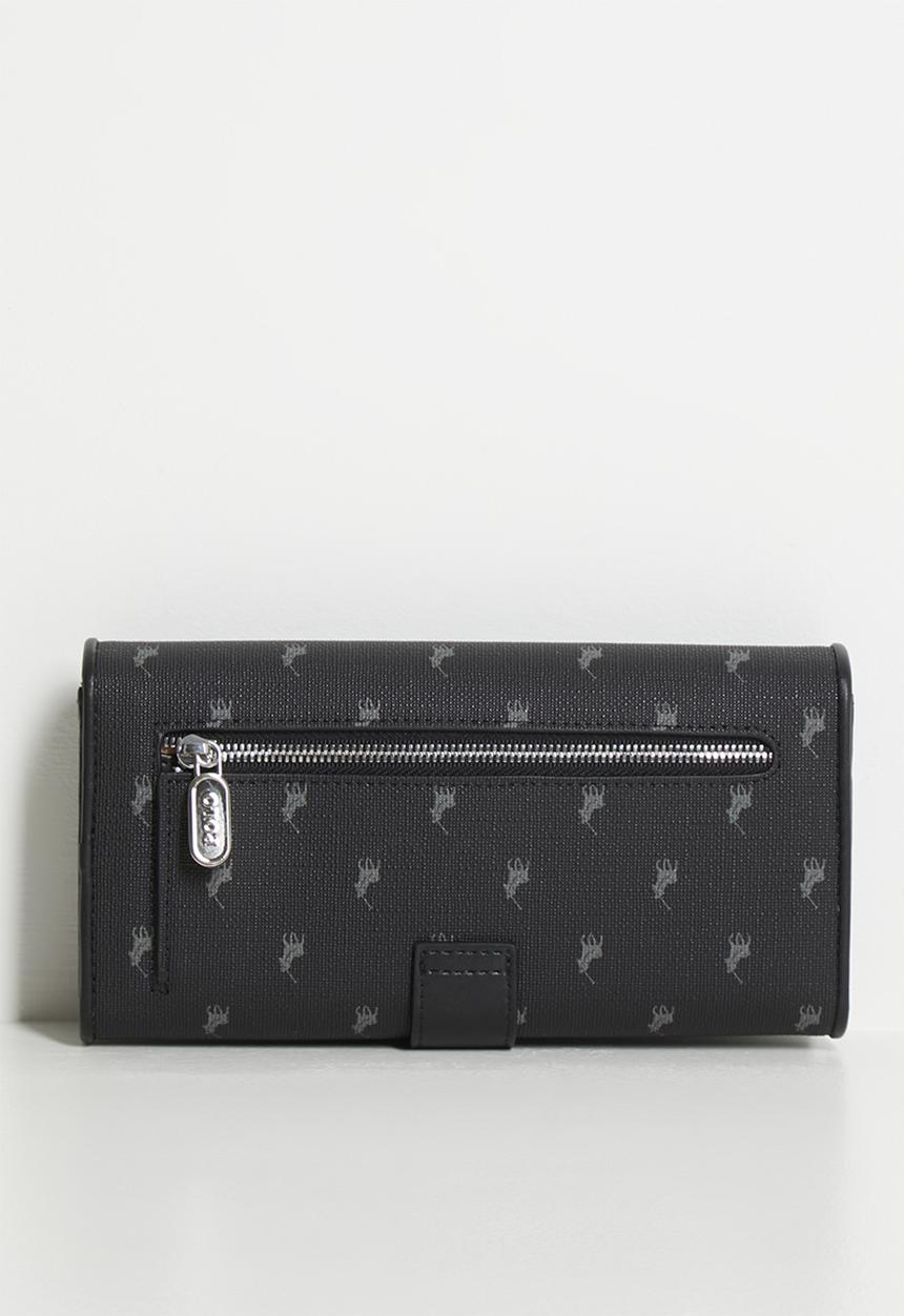 Polo New Iconic Trifold Purses- Black POS432405