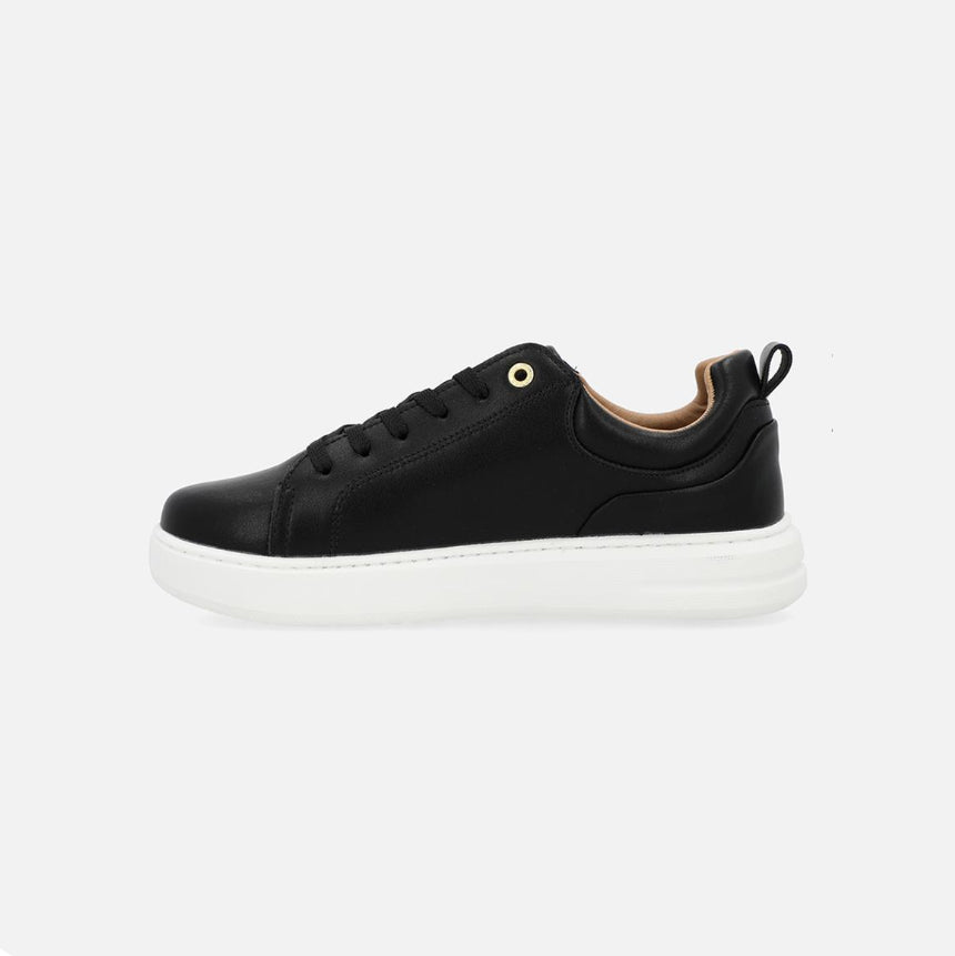 Polo Classic Leather Sneaker- Black & Gold 0072536