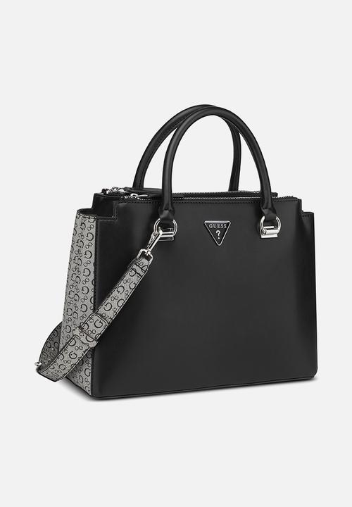 Guess Phyllis Satchel - Black (8024269488217)