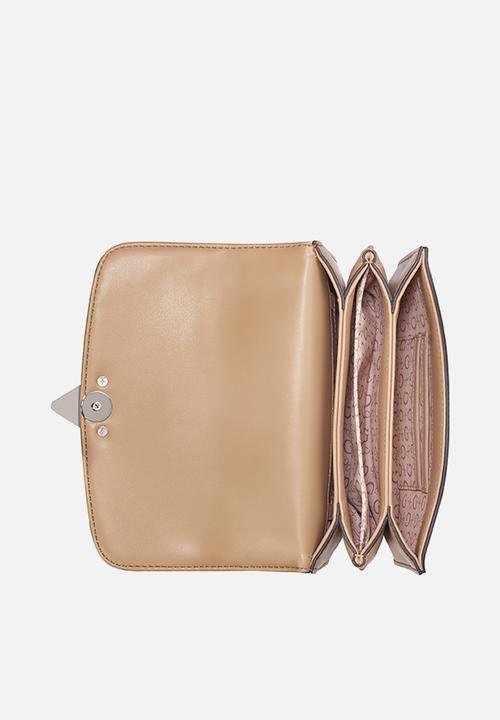 Guess Esmeray Flap Crossbody - Beige
