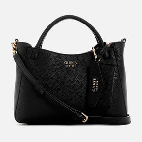 Guess Brento Sml Girlfriend Satchel Bag - Black (8040782954585)