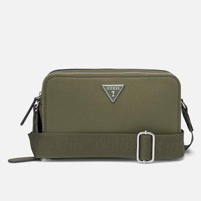 Guess Viviette Mini Dbl Zip Crossbody - Green (8024286134361)