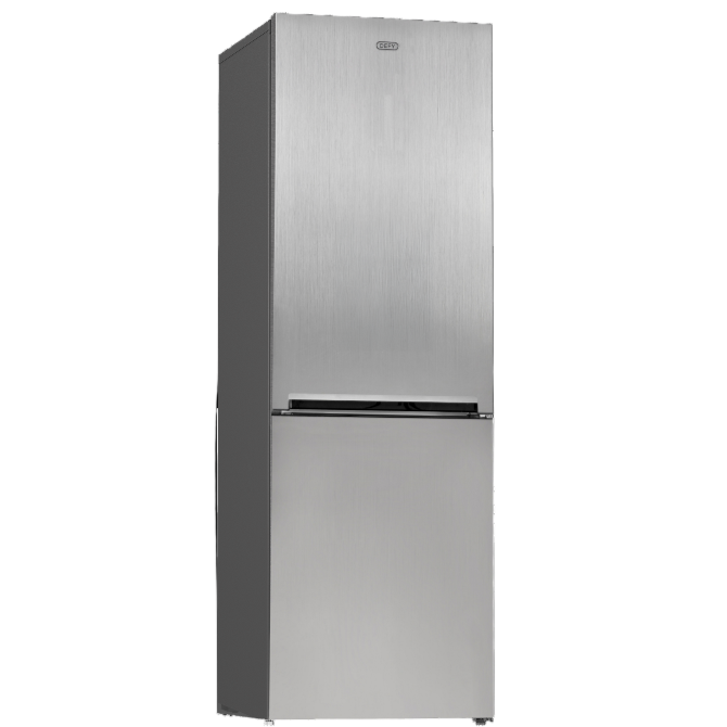 Defy 60cm Fridge/Freezer Naturelight Brushed stainless steel DAC674 (8025751224409)