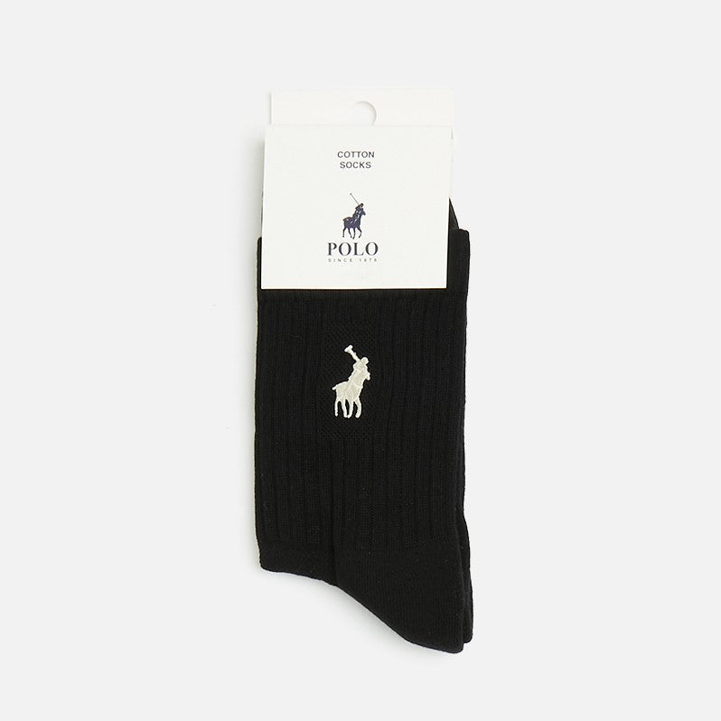 Polo Black Golf Sock