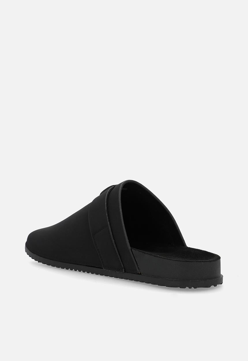 Mazerata Mule 1 Slipper Faux Nubuck-Black