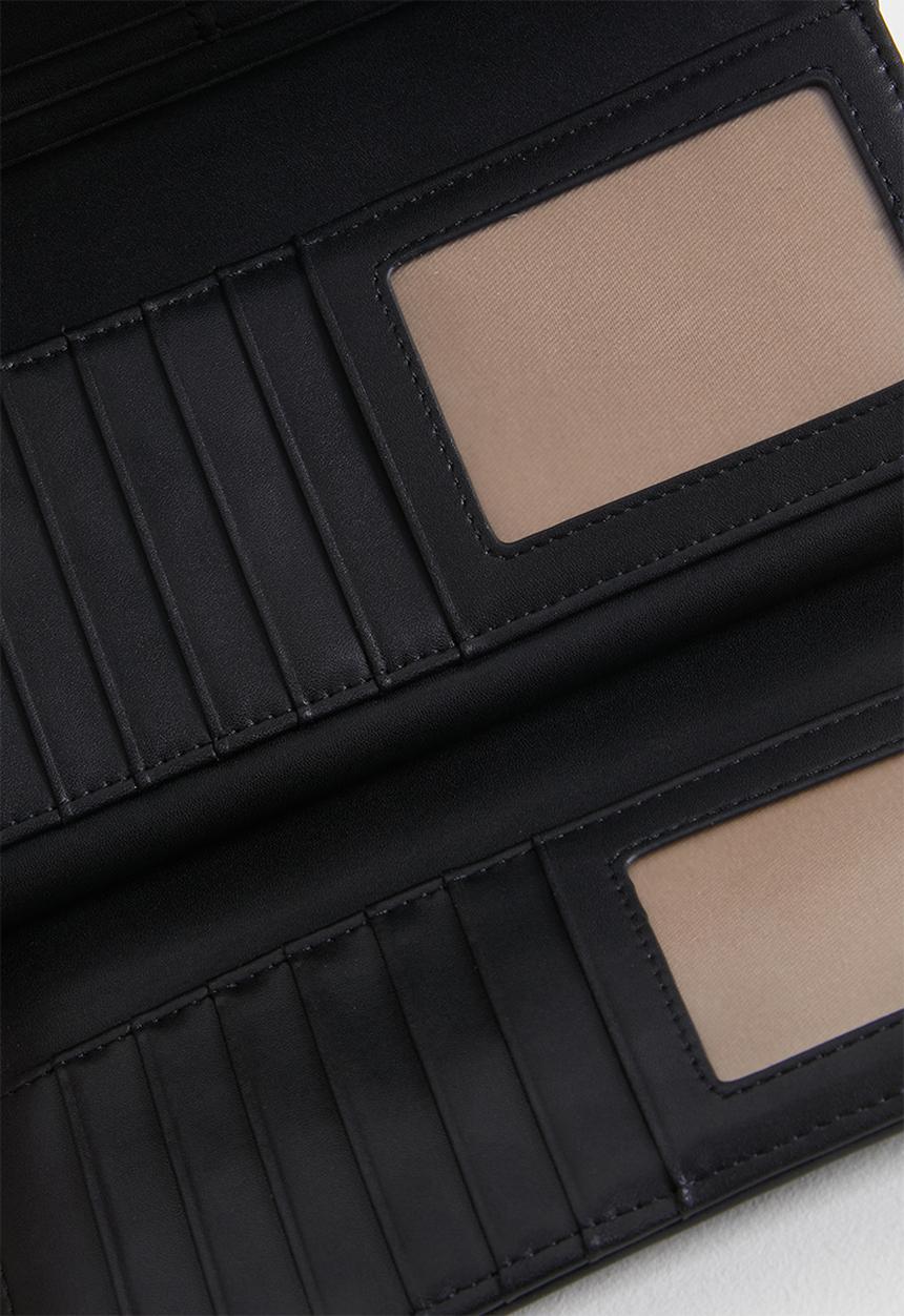 Polo New Iconic Trifold Purses- Black POS432405
