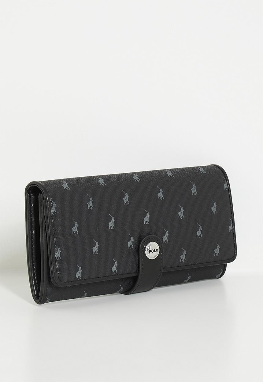 Polo New Iconic Clutch Purse-Black POS432355.