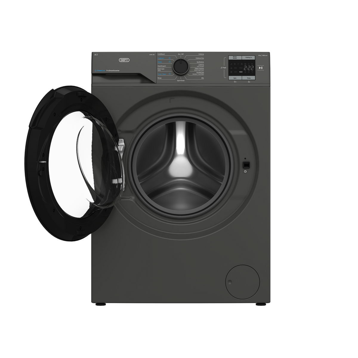 Defy 8kg Manhattan Gray Front Loader DAW396 (8025694765145)