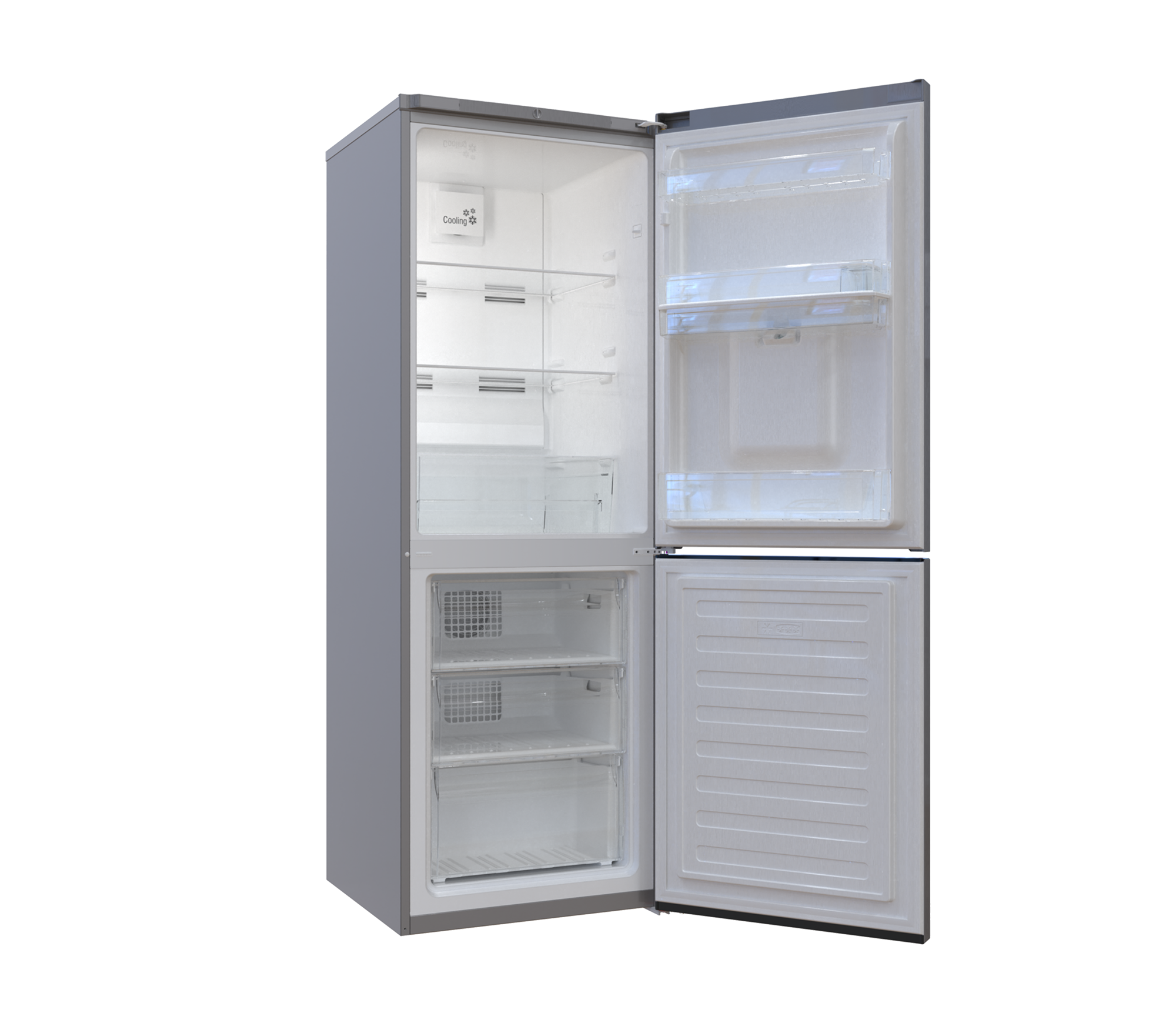 Defy 302L Satin Metallic Fridge Freezer Frost Free DAC639