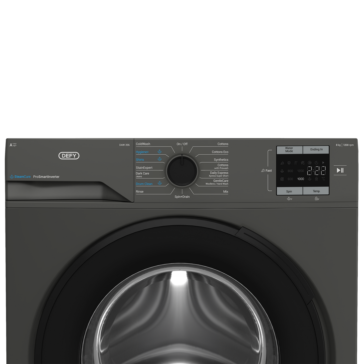 Defy 8kg Manhattan Gray Front Loader DAW396 (8025694765145)