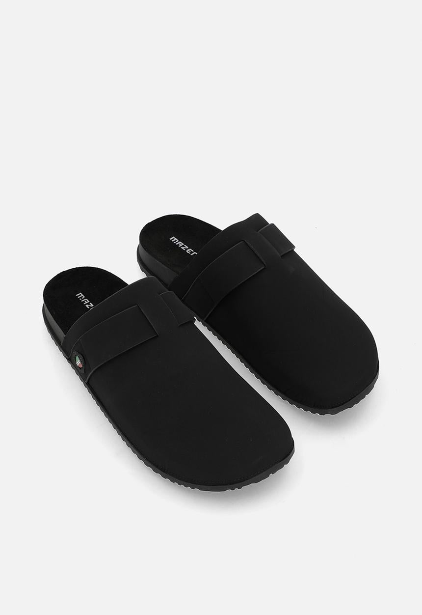 Mazerata Mule 1 Slipper Faux Nubuck-Black