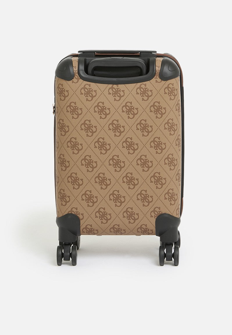 Guess Berta 18in 8-Wheeler Latte Logo Brown OB8688983.