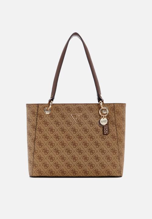 Guess Noelle II Logo Small Tote Latte/Brown BG967224