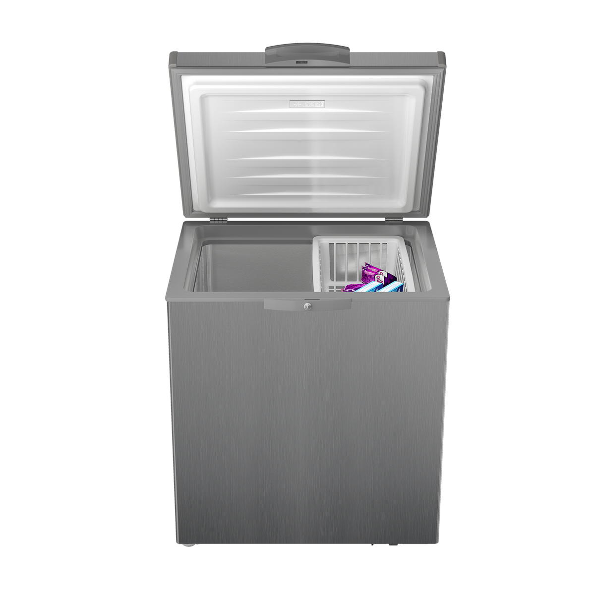 DEFY 210L Satin Metallic Chest Freezer DMF513