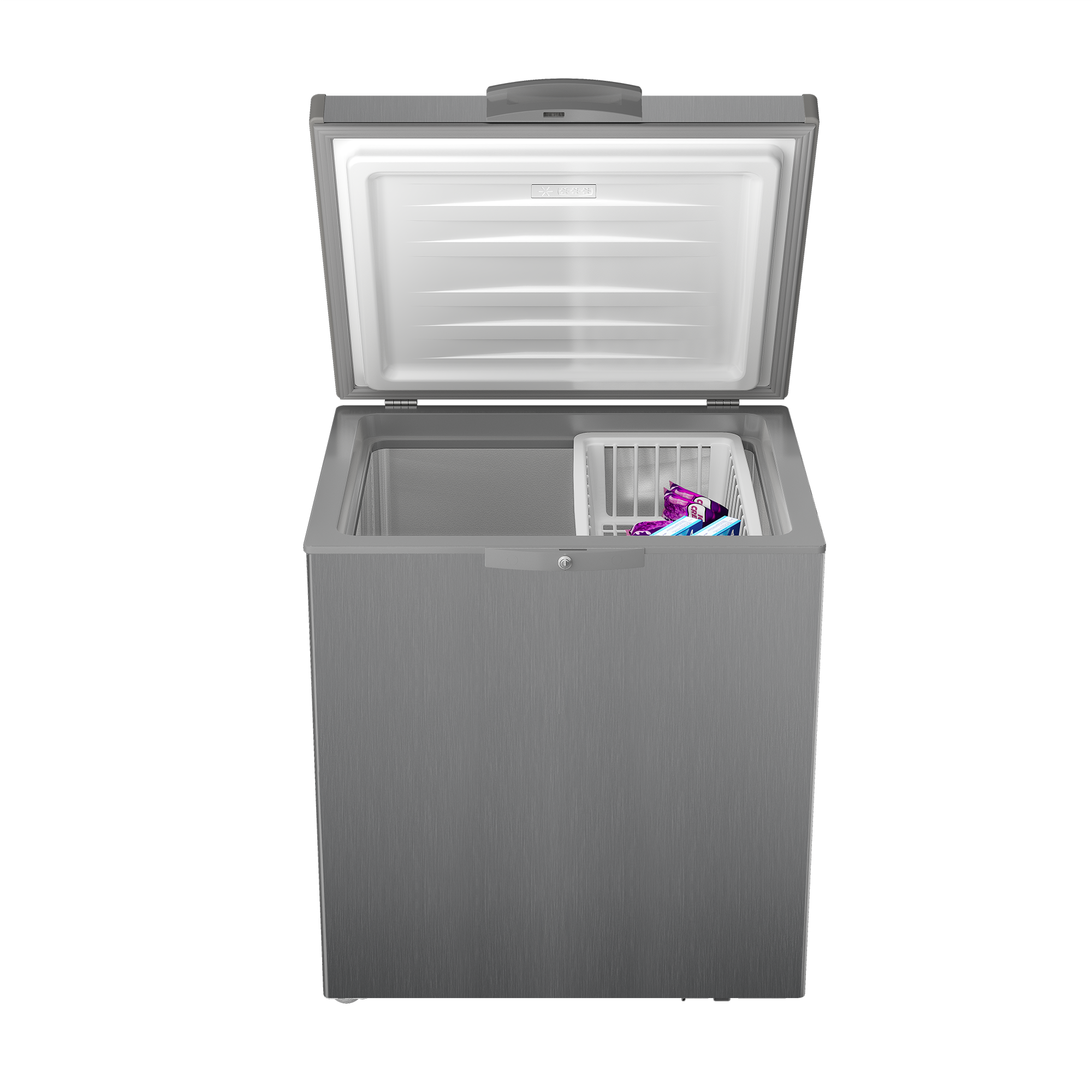 DEFY 210L Satin Metallic Chest Freezer DMF513