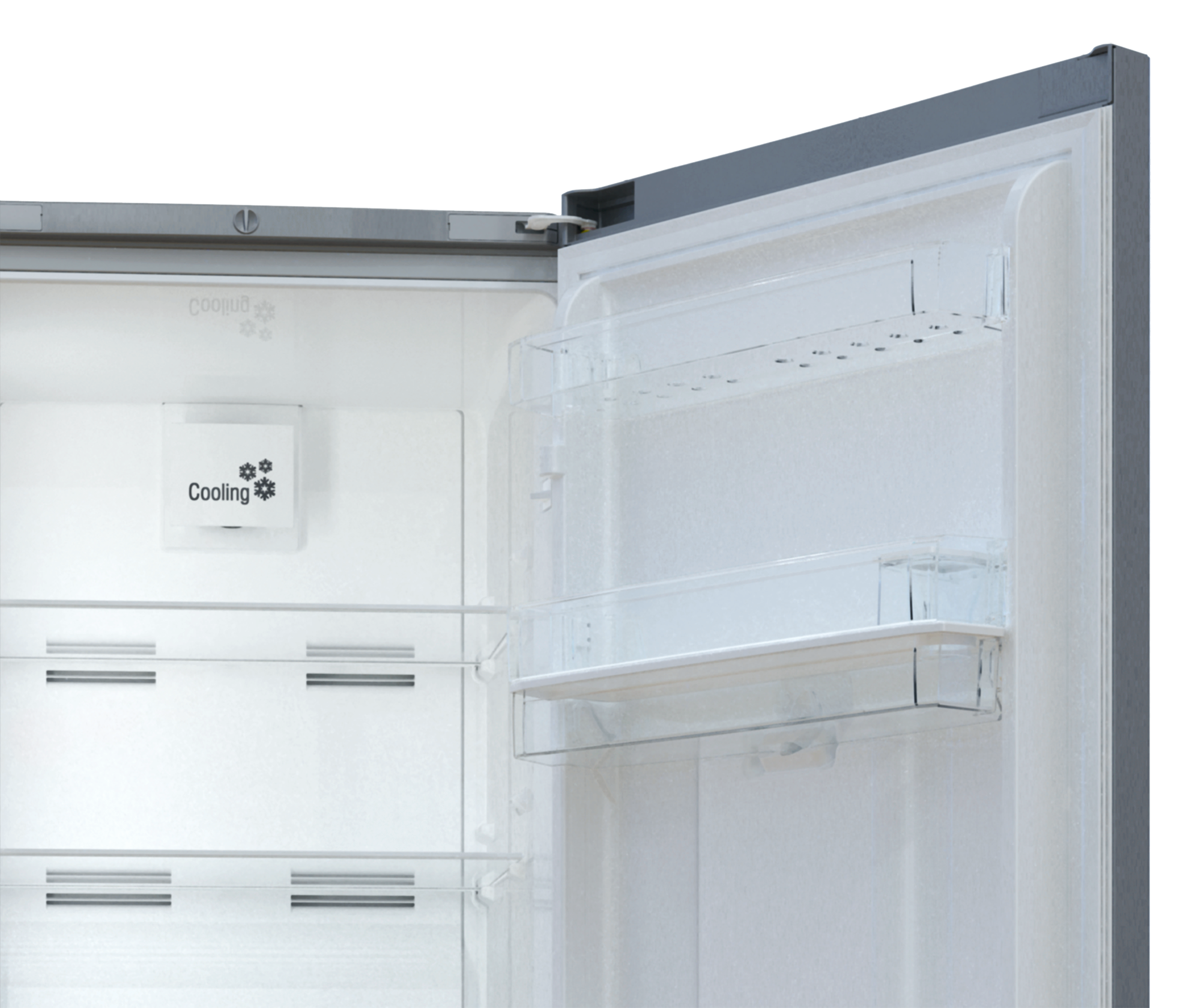 Defy 302L Satin Metallic Fridge Freezer Frost Free DAC639