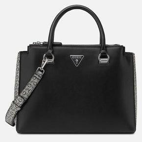 Guess Phyllis Satchel - Black (8024269488217)