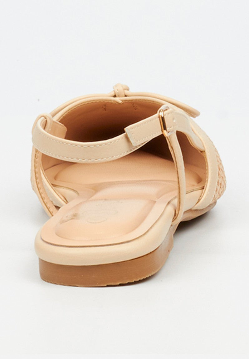 Butterfly Feet Ladies Lyell 1 Slingback-Beige.