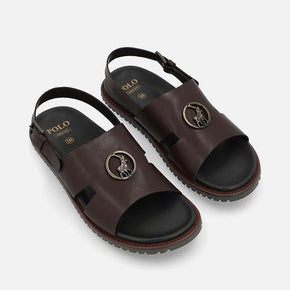 Polo Moulded Trim Sandal - Brown (8021311815769)