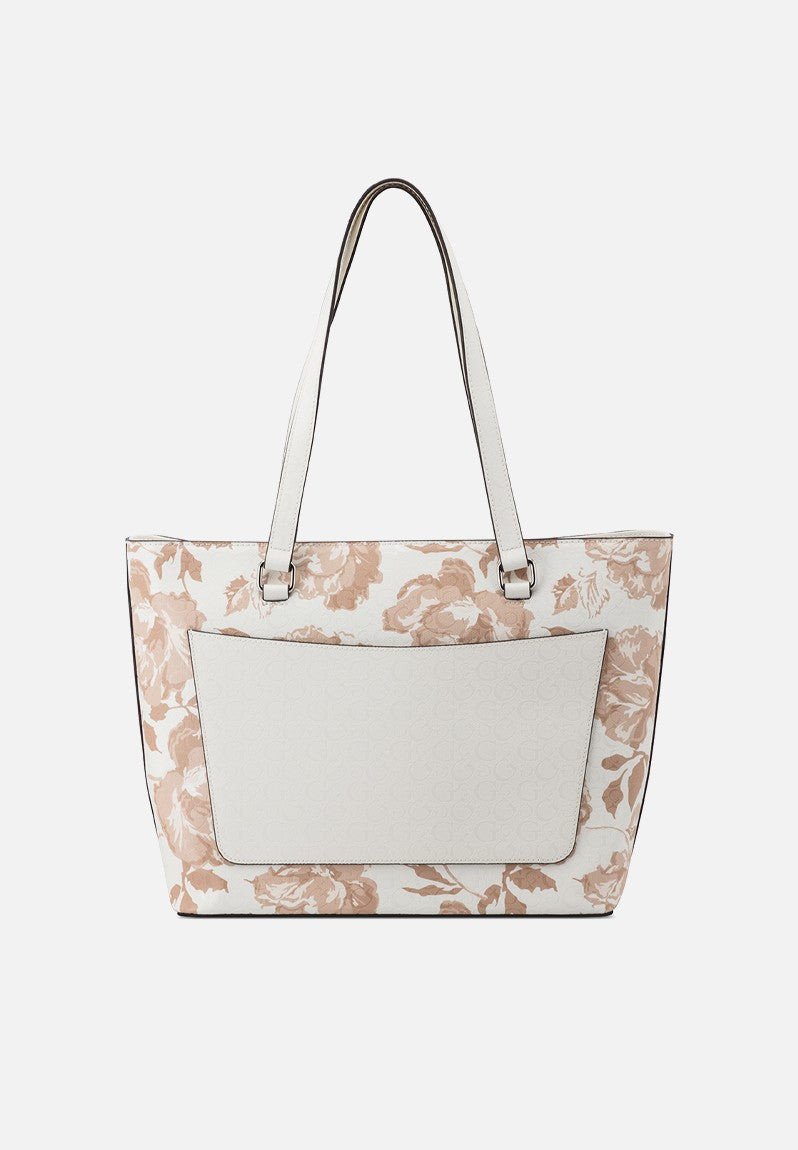 Guess Jillian Tote Bag Satchel White PR189525.