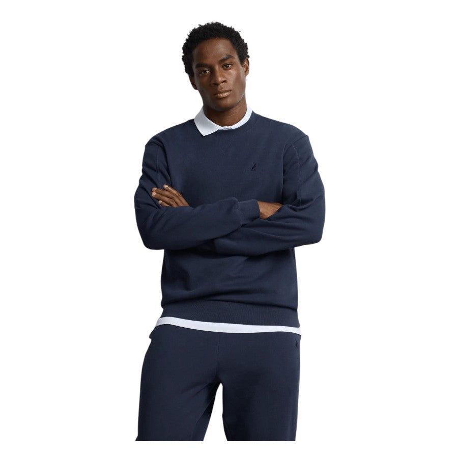 Polo Mens Essential Fleece Sweater In Navy 0070783.