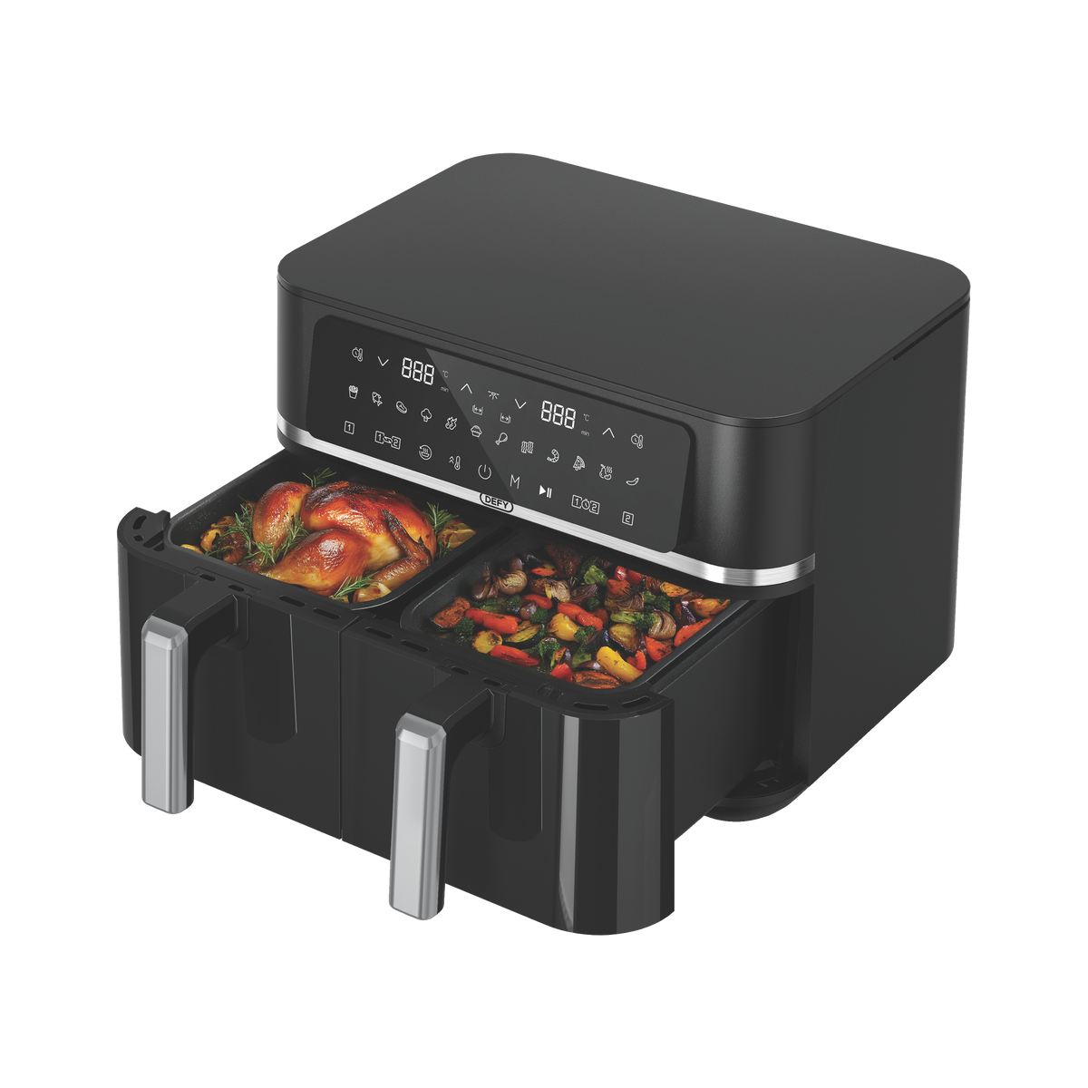 Defy Digital Dual Basket Air Fryer 8.4L DAF6386DBD