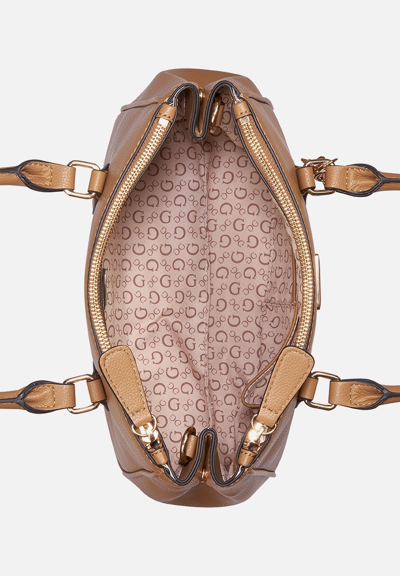 Guess Doretta Satchel Saddle Tan PG969806