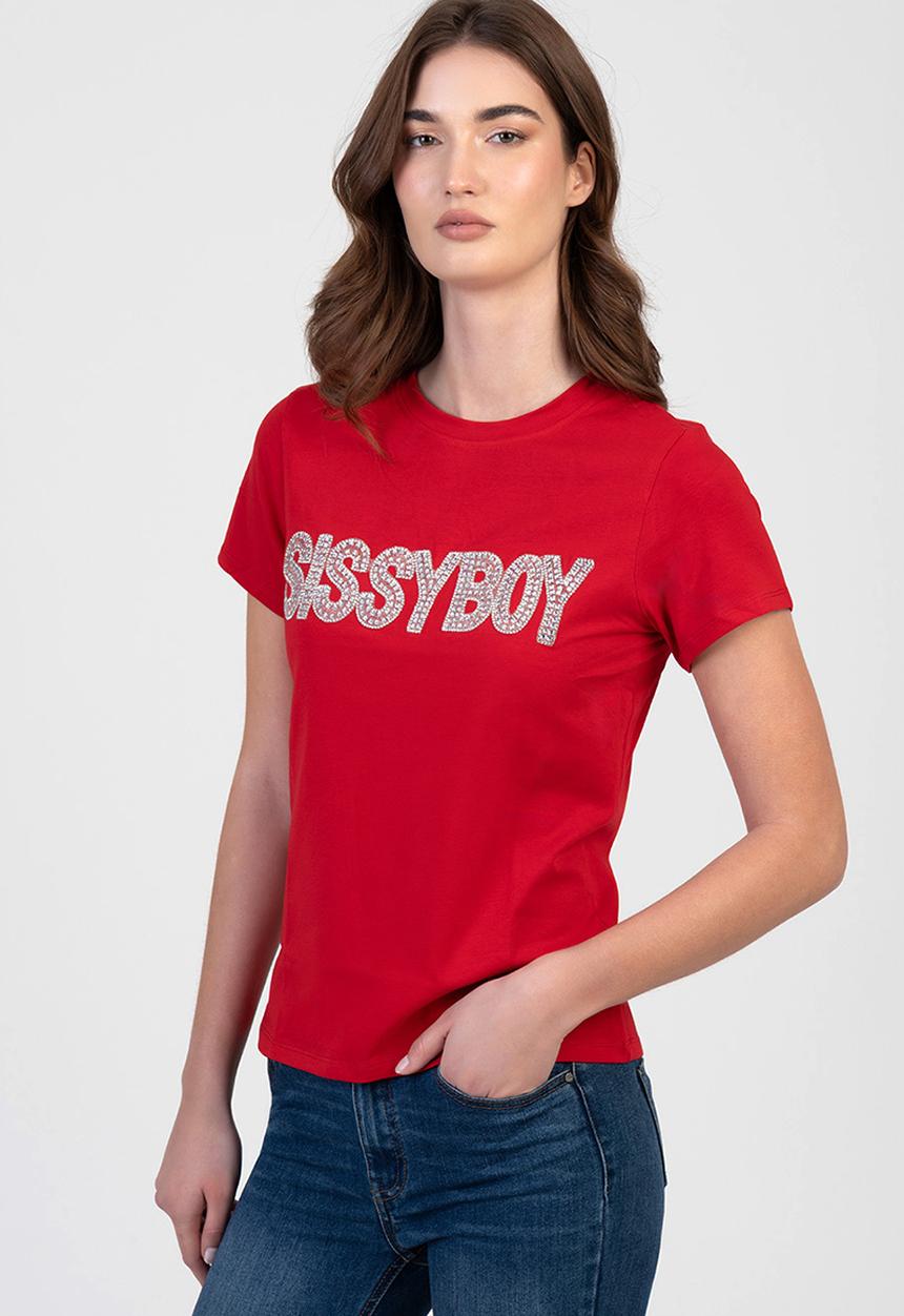 Sissy Boy RadiantSoul T-shirt-Red T33404