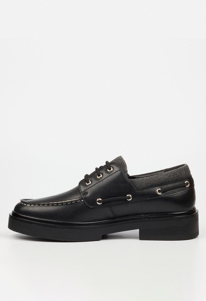 Mazerata Elia 13 Faux Wax Shoe - Black