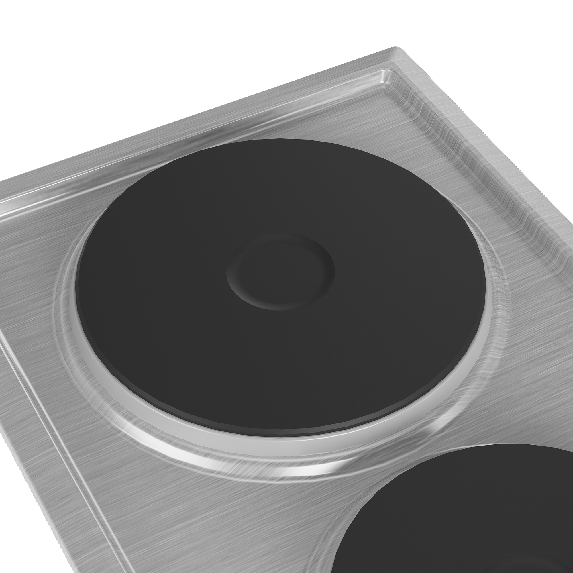 Defy 2 Plate Stainless Steel Solid Hob DHD401