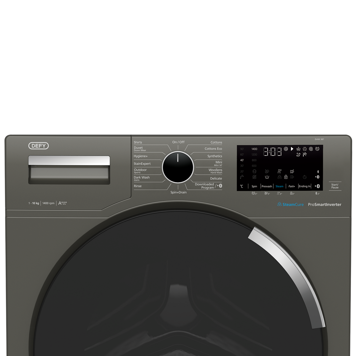 Defy 10kg Metallic Steam Cure Front Loader DAW387