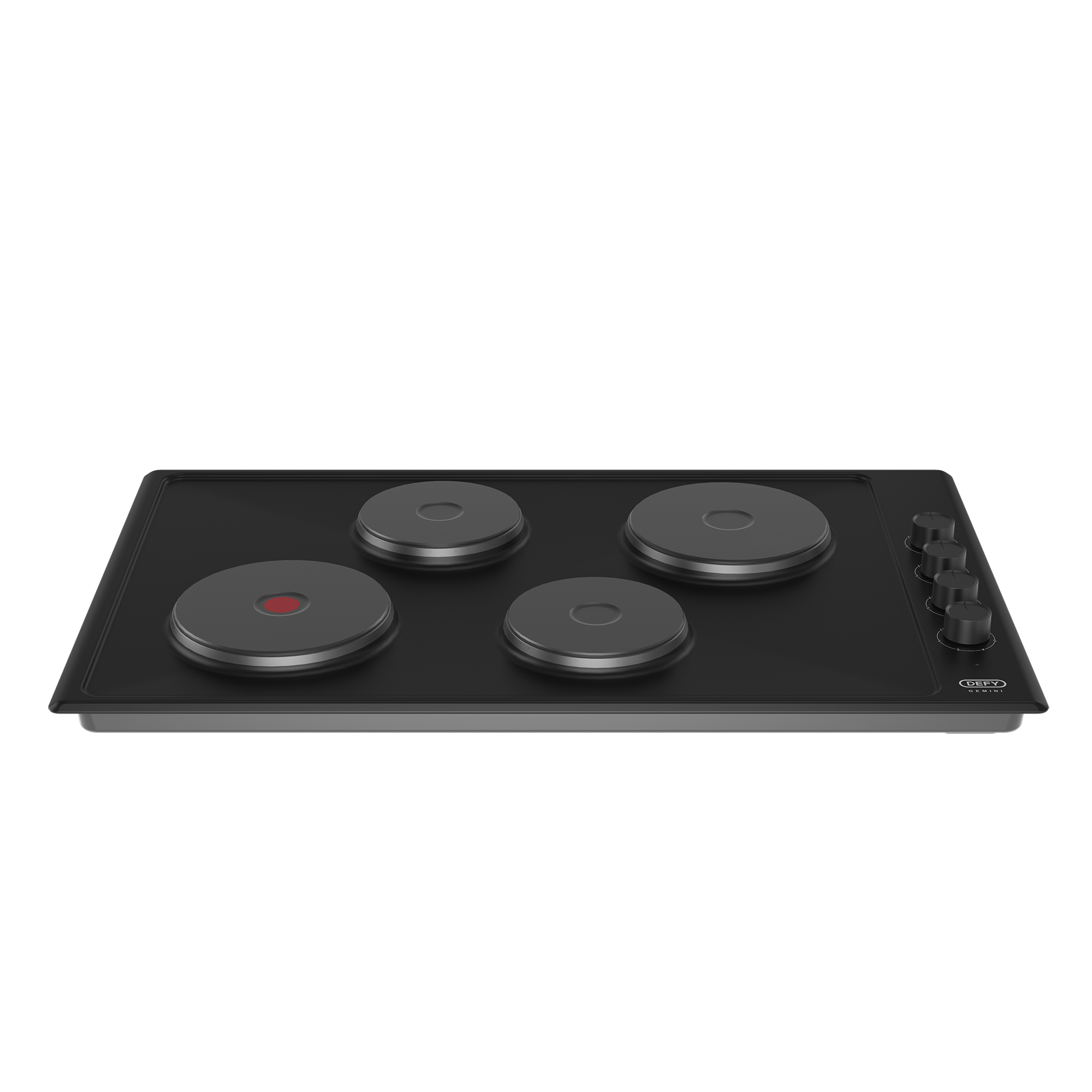 Defy 82cm Black Solid Plate Hob DHD416