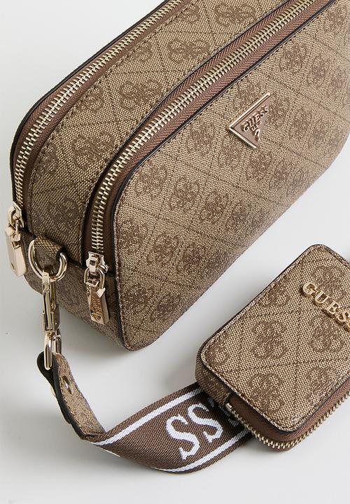 Guess Latona II Camera Crossbody Latte Logo SG869113