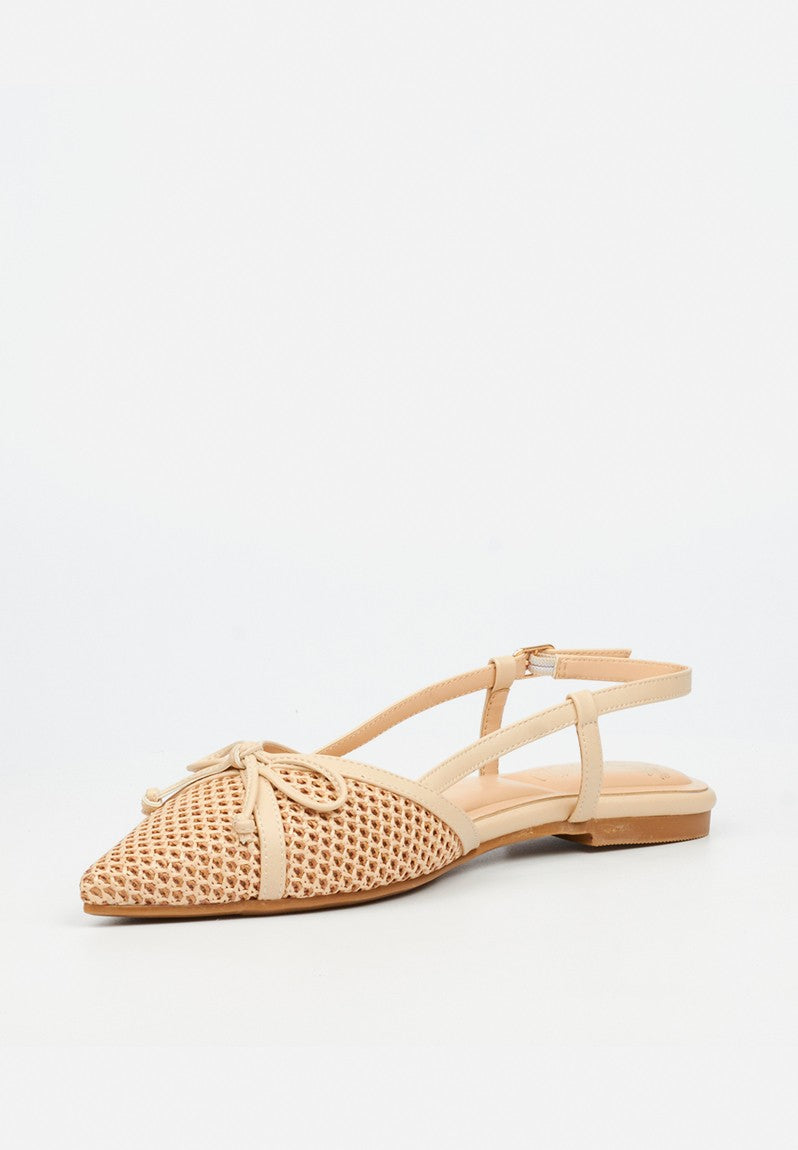 Butterfly Feet Ladies Lyell 1 Slingback-Beige.